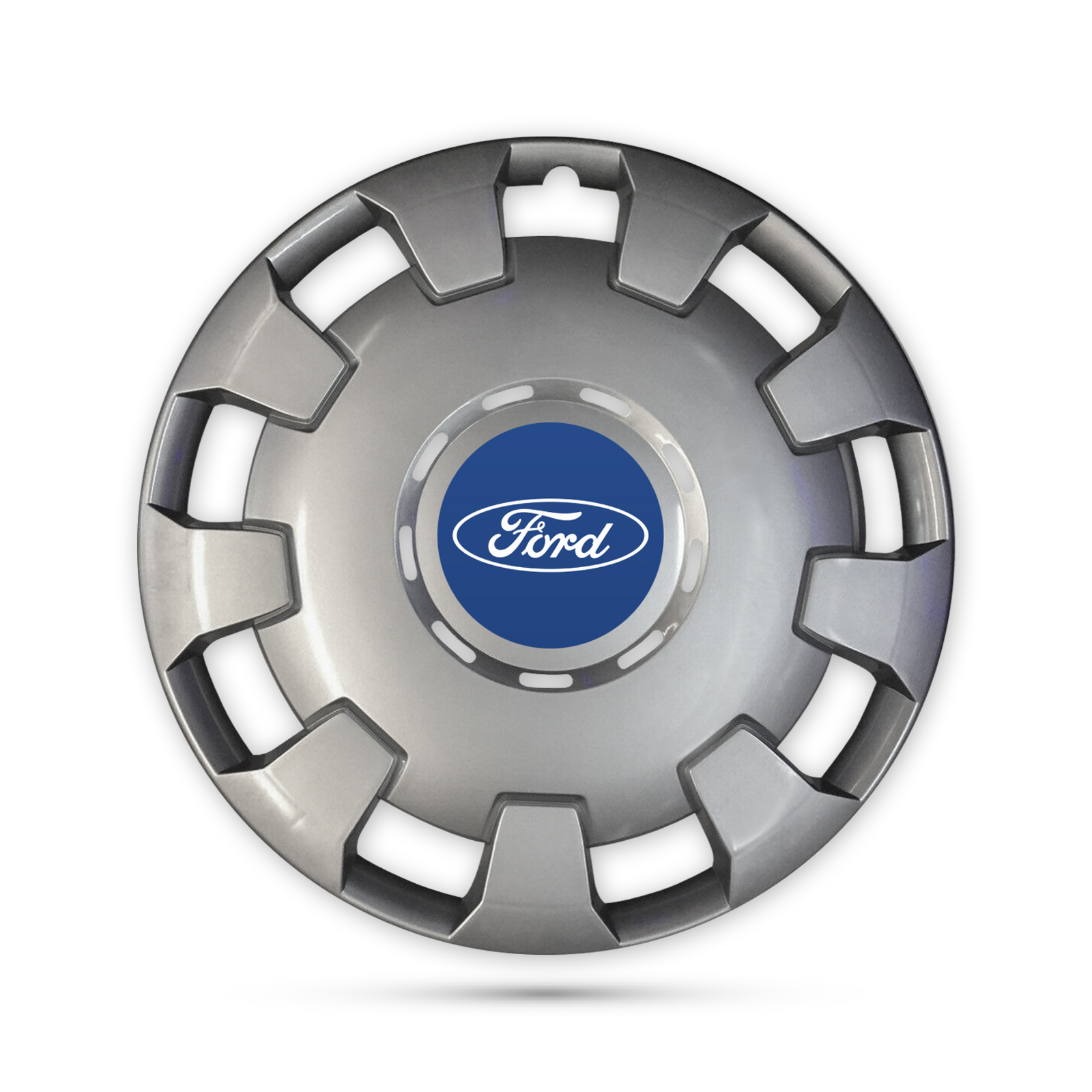 Evolution Vehicle Spares 16" Wheel Trims Hub Caps – Set Of 4 For Ford Transit Connect (2013-2026), Silver Grey