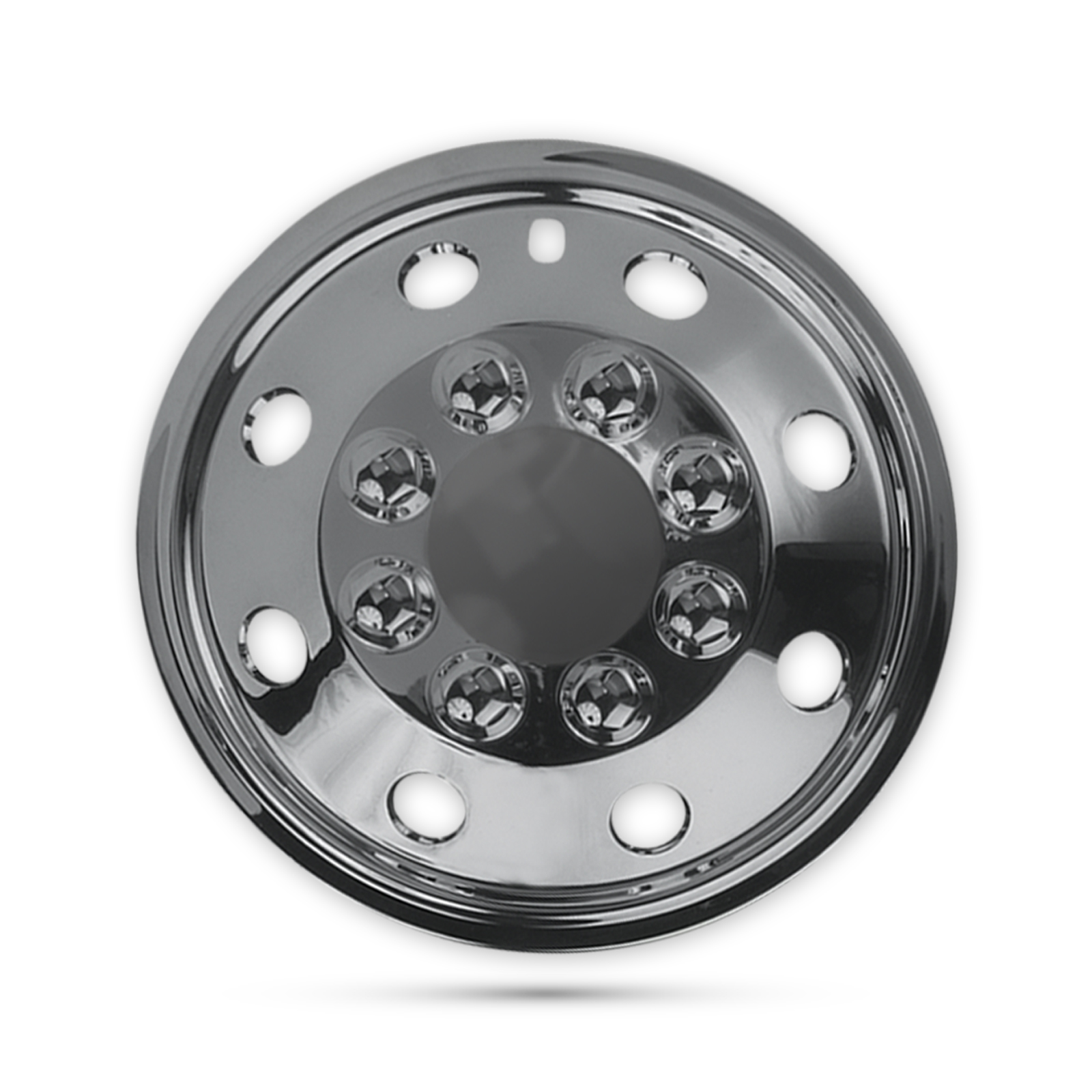 15 Inch Deep Dish Wheel Trims For Peugeot Boxer Van - Black & Silver Hub Caps 2 thumbnail image