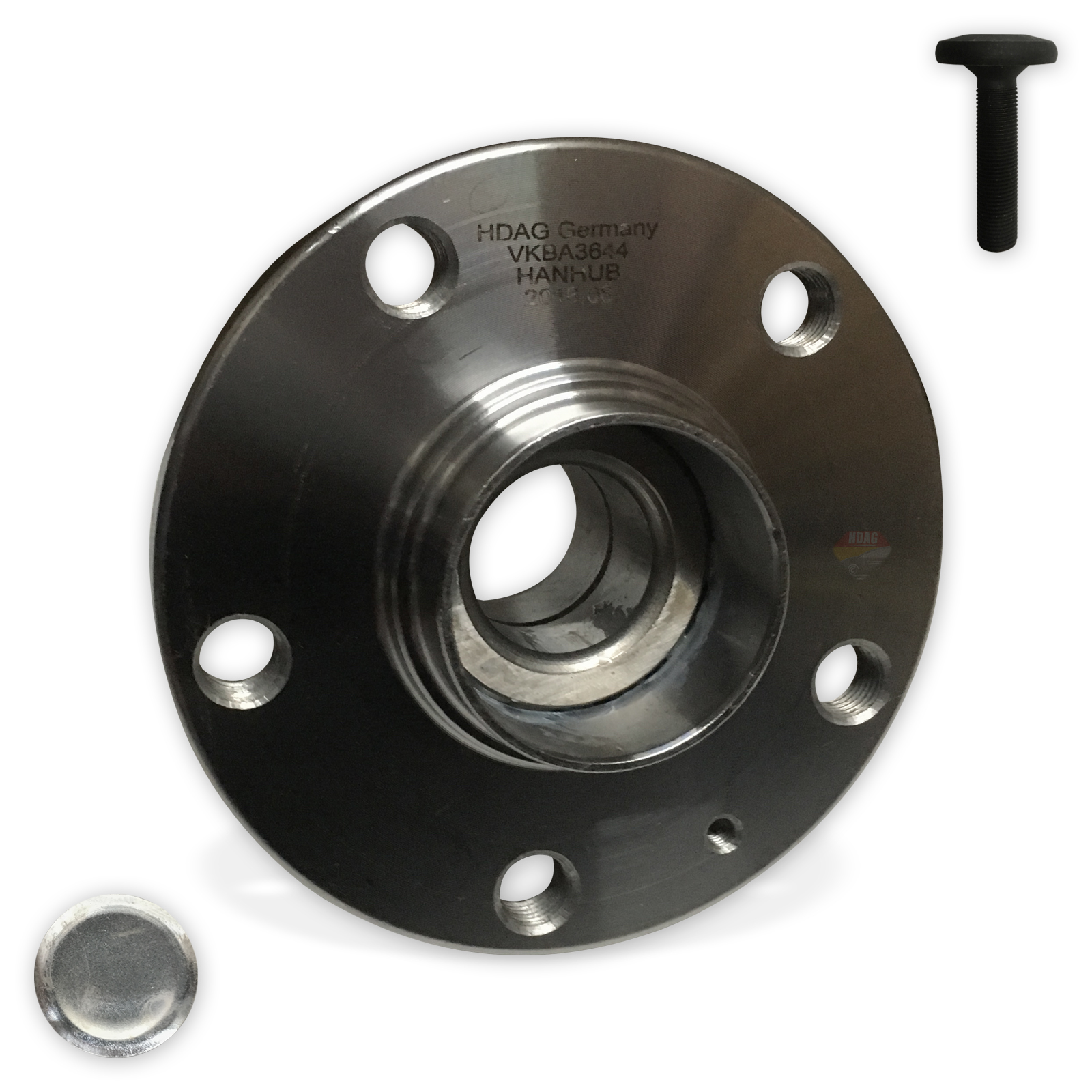 For Vw Golf 1.6 TDI MK6 2009>2013 1x Rear Hub Wheel Bearing Kit Left